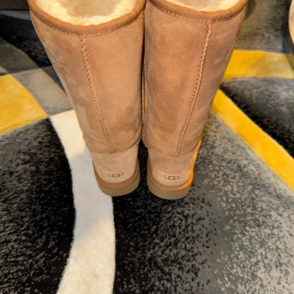 UGG Tan Suede Tall Boots - Picture 2 of 4